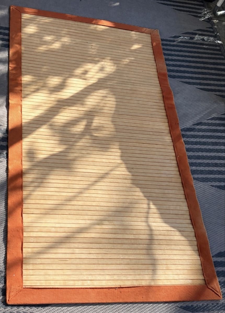 Tappetini fitness: Bambusmatte mit Stoffrahmen 70x130cm – Usato da Bettlach venduto da Mildes