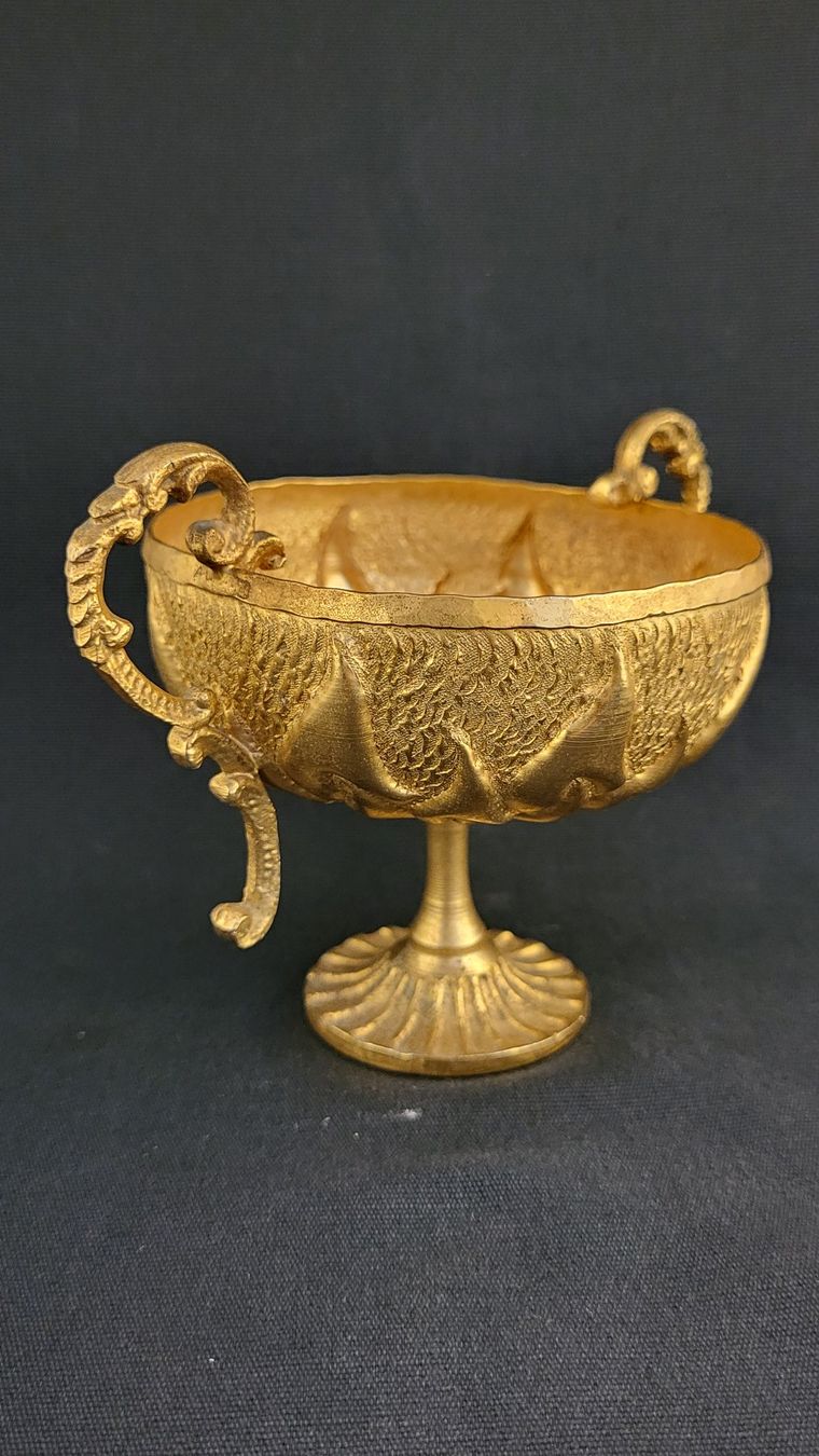 Figuren: Goldige Pokal-Schale – Gebraucht aus Basel von spinne02 3