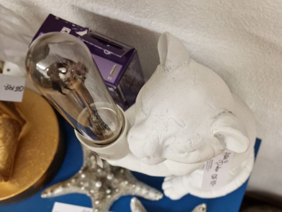 Lampade: Tiger Lampe Weiss – Nuovo e nell'imballaggio originale da Schaffhausen venduto da AtelierPudesco 3