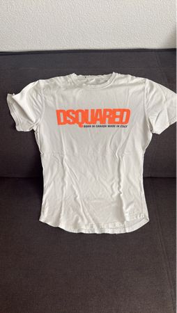 DSQUARED2 T-Shirt Weiss Grösse S Gebraucht