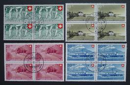 PP 1947, Viererblöcke B34-B37, Orts-Ersttag Kat: 175.-