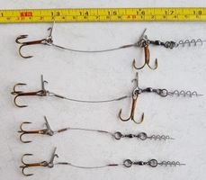 4stk. Gummifisch Stinger-System