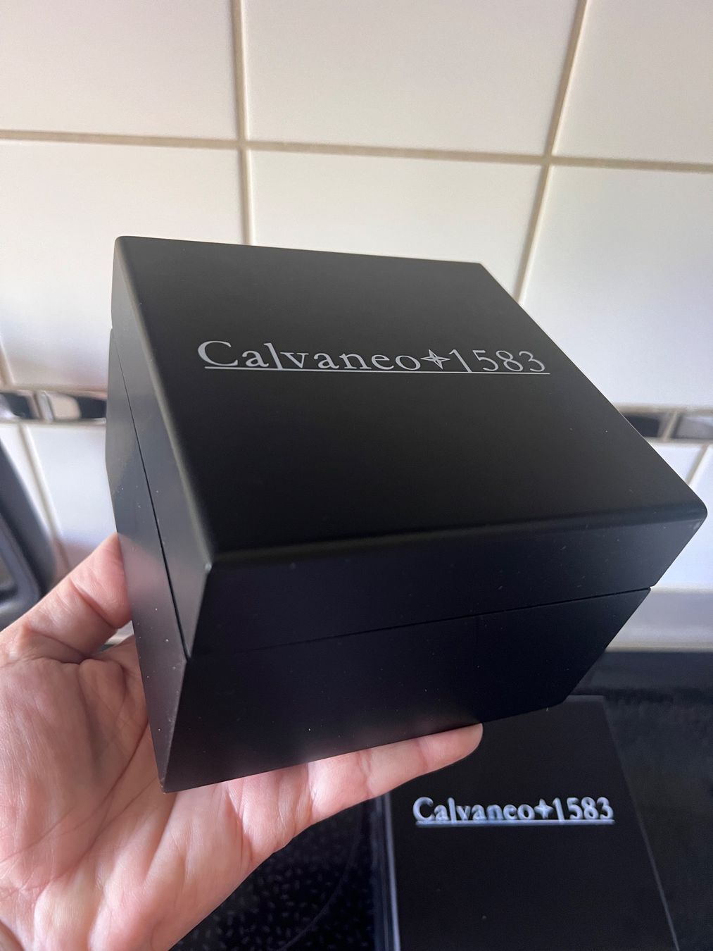 Orologi: 2 Stücke Uhrer Box Calvaneo Liquidation – Usato da Oberengstringen venduto da Djs 3