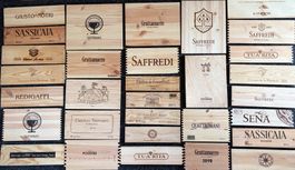 31 Weinkisten-Holzbrettli