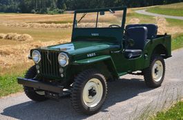 Willys Jeep CJ-2A, Veteranenfahrzeug in Willys Grün