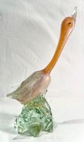 Schwan aus Spanien Stil Murano, Silberglas, 60er, top Zust.
