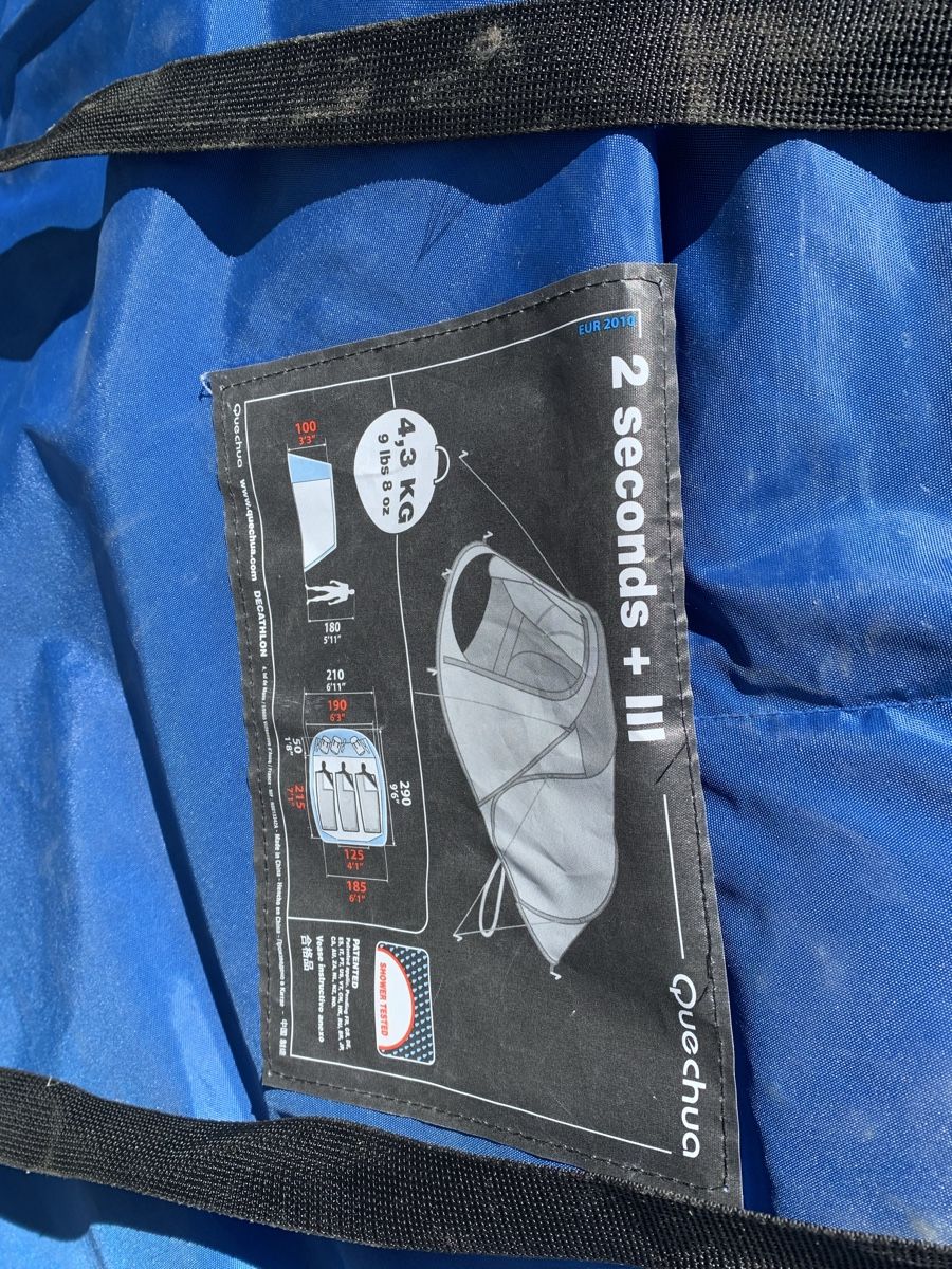 Decathlon Zelte: Tente 2 secondes Quechua 3 places – Gebraucht aus Bulle von Caphorn 2
