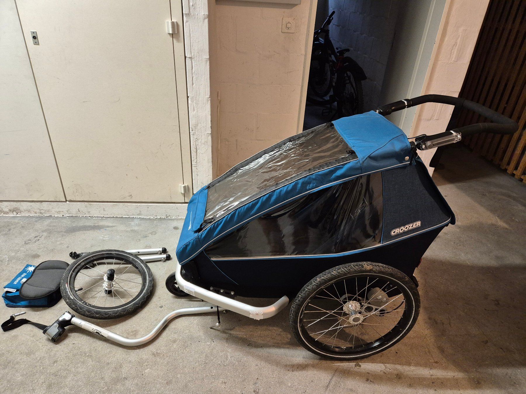 Croozer Rimorchi: Croozer Kid Plus for 1 2018 – Usato da Zürich venduto da Thevanboomer 1
