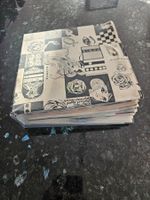 Plattenalbum mit 20 Stück 45 RPM-Vinyl-Platten