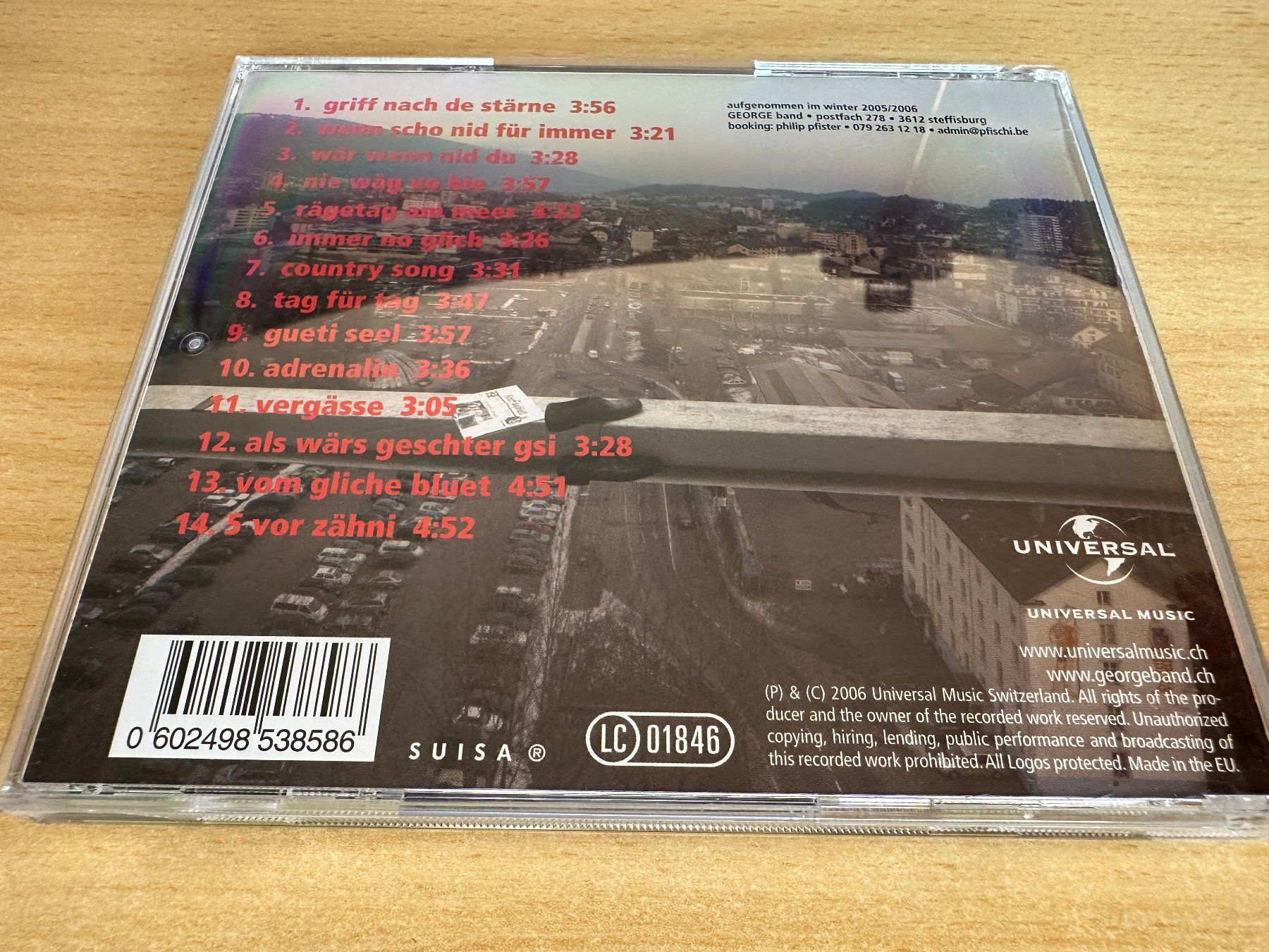 CD: George – Adrenalin – Usato da Rikon im Tösstal venduto da Alpenmutz 1
