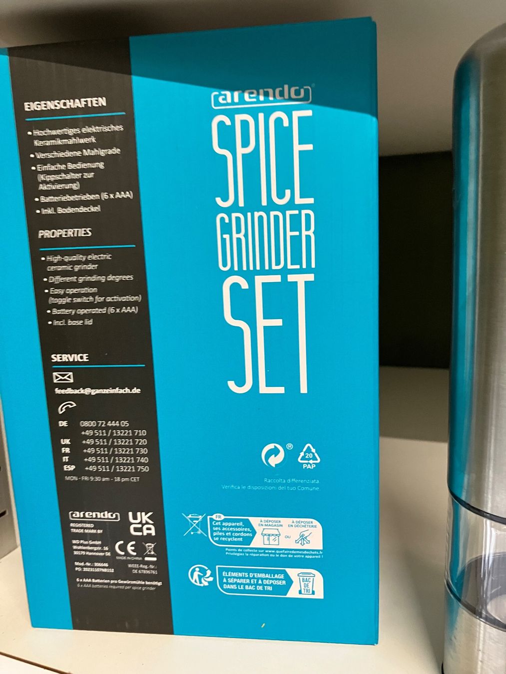 Elettrodomestici da cucina: Pfeffer- Salzmühlen elektrisch wenig gebraucht – Usato da Aadorf venduto da heiluz15 2