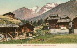 Saas Fee   VS  mit Fletsch- und Laquinhorn