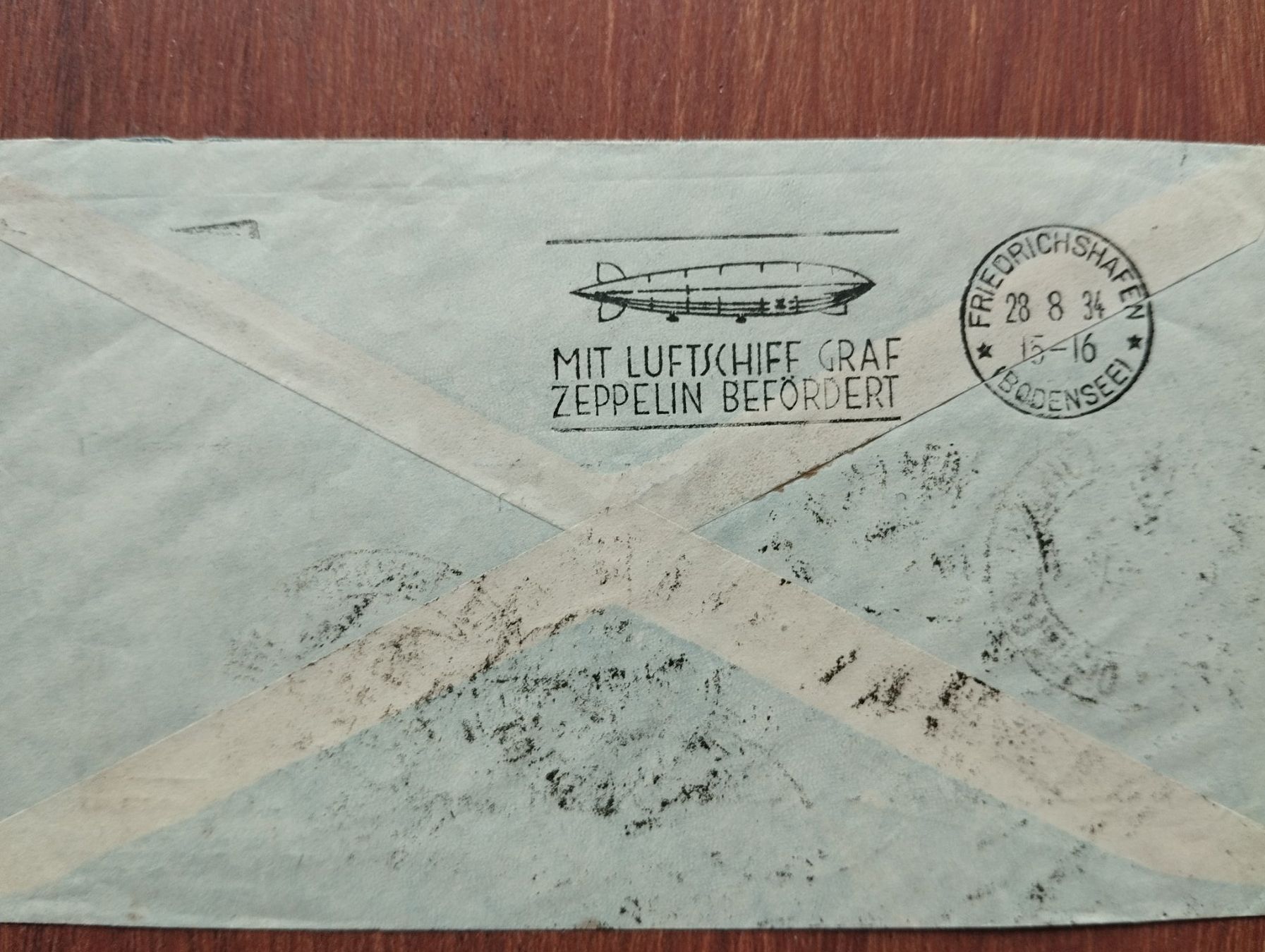 Tutti i francobolli: Zeppelin Luftpost von Brasilien 1934 1 – Usato da Villars-sur-Glâne venduto da MiguelDelgado 1