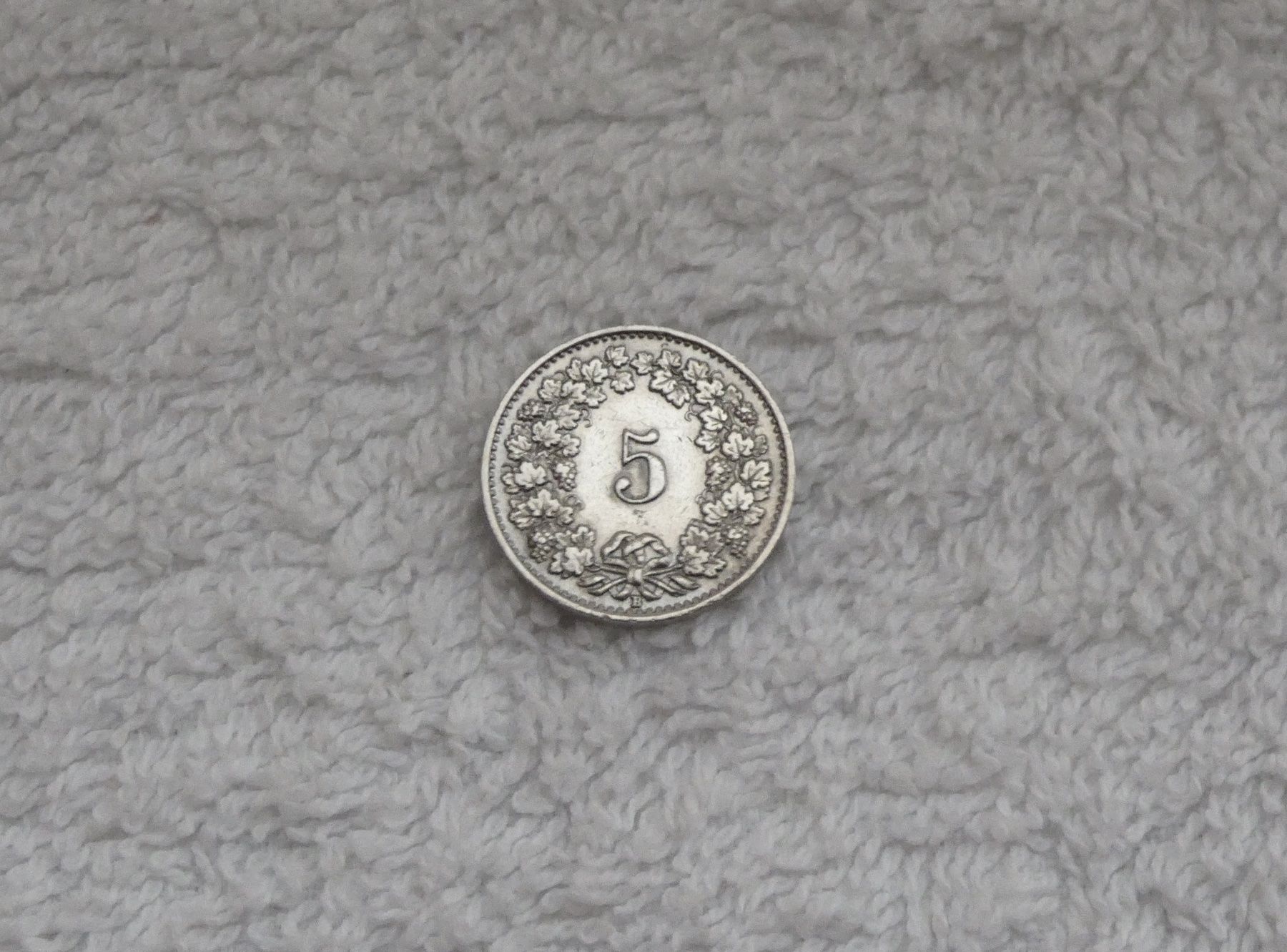 Tutti le monete: 5 centimes/rappen 1928 – Usato da Nyon venduto da Ilmi09 1