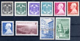 MONACO 10 VERSCHIEDENE MARKEN ** POSTFRISCH ** - JJ304