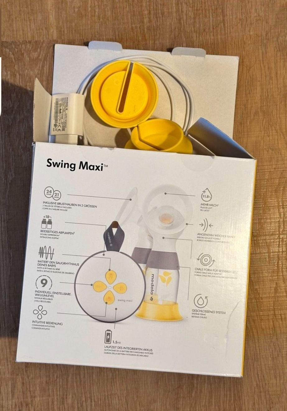 Medela Stillzubehör: Medela Swing Maxi – Gebraucht aus Ganterschwil von Morgenabend30 3