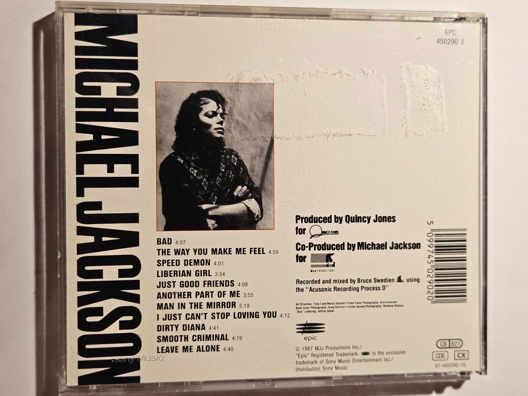 CDs: Michael Jackson - BAD CD – Gebraucht aus Oberdorf BL von  3