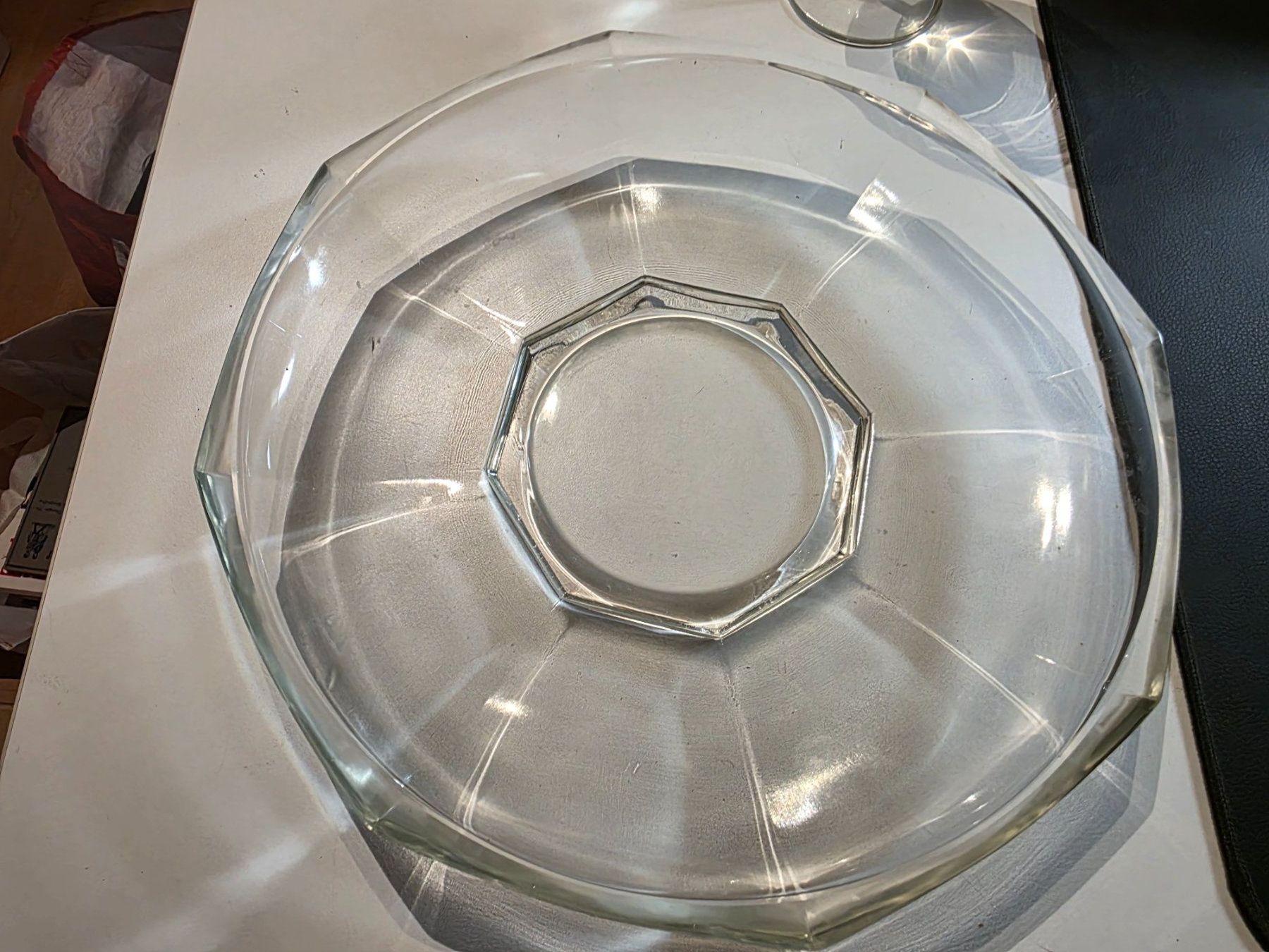 Piatti di portata: Glas Servierteller Platte Teller Schale 30 cm – Usato da Walterswil BE venduto da Lonitti 4