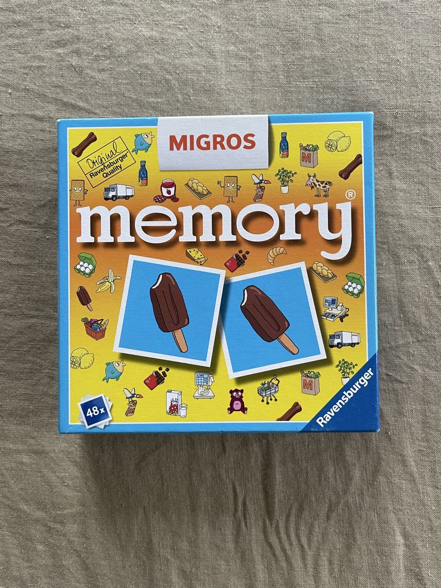 Ravensburger Giochi: Memory Ravensburger/Migros, Kinderspiel  – Usato da Hirzel venduto da carta9