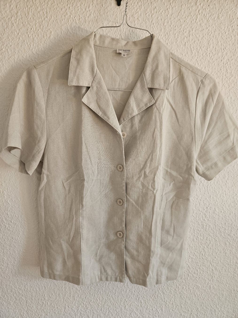 Camicette: Leinenhemd beige Gr. 38 – Nuovo (secondo la descrizione) da Zürich venduto da SarinaE