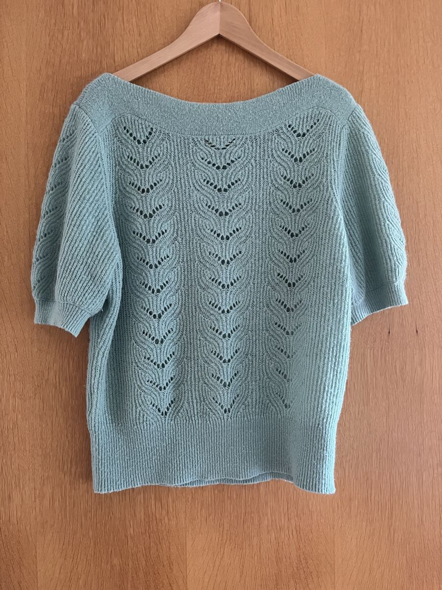 King Louie T-shirt: King Louie Mint Pullover Size L Openwork Alpaca Blend – Usato da Zürich venduto da chisabella 2