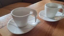 Villeroy & Boch  2Tassen  mit Unterteller neu nie gebraucht