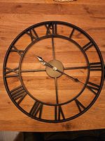 Wanduhr Uhr Schwarz Design 47cm Edel