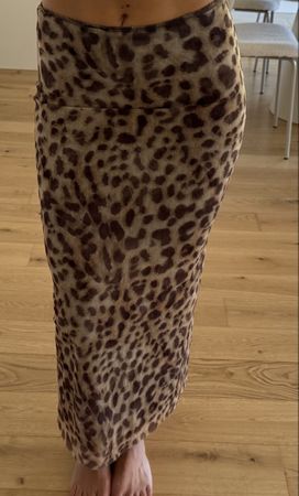 Maxi Rock Leo-Print Zara Grösse S neuwertig