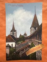 Alte Ansichtskarte Murten Ringmauer, Rarität