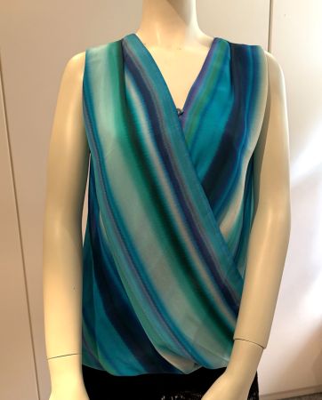 Élégante blouse turquoise 40