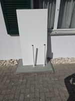 Tischblatt mit zwei Metallfüssen IKEA