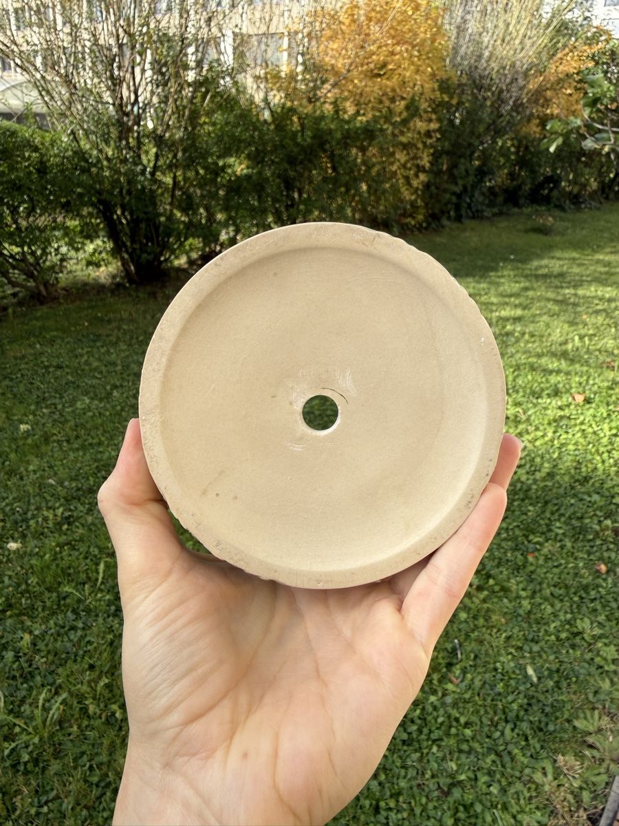 Blumentöpfe: Ceramic Plant Pot with Geometric Pattern Sage Green – Gebraucht aus Zürich von lav_5zdy 4