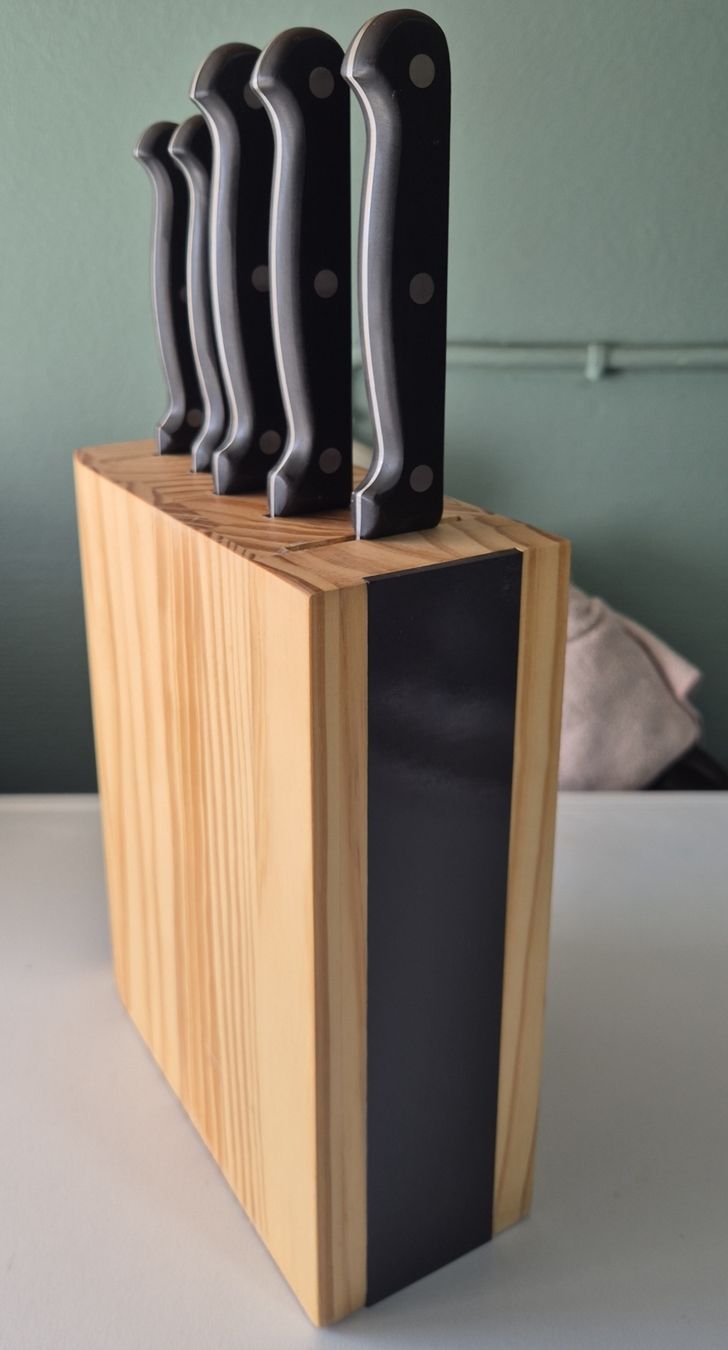 Coltelli: Messerblock aus Holz mit 5 Messern- lunasol – Nuovo (secondo la descrizione) da Zofingen venduto da Just_That_Thing