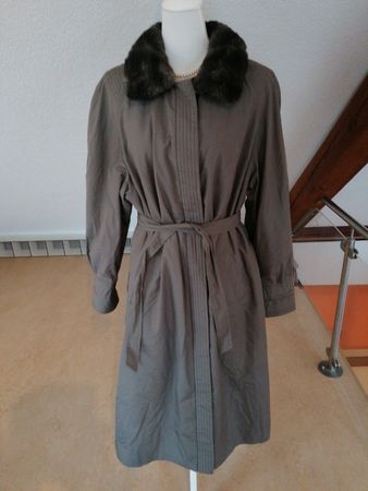 Jolipel Wintermantel Gr. 46, Kunstpelz Kragen