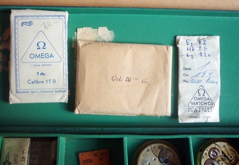 Omega Uhren: Lot Vintage OMEGA Ersatzteile für Taschenuhren  - Teile – Defekt aus Adliswil von di_hans 1