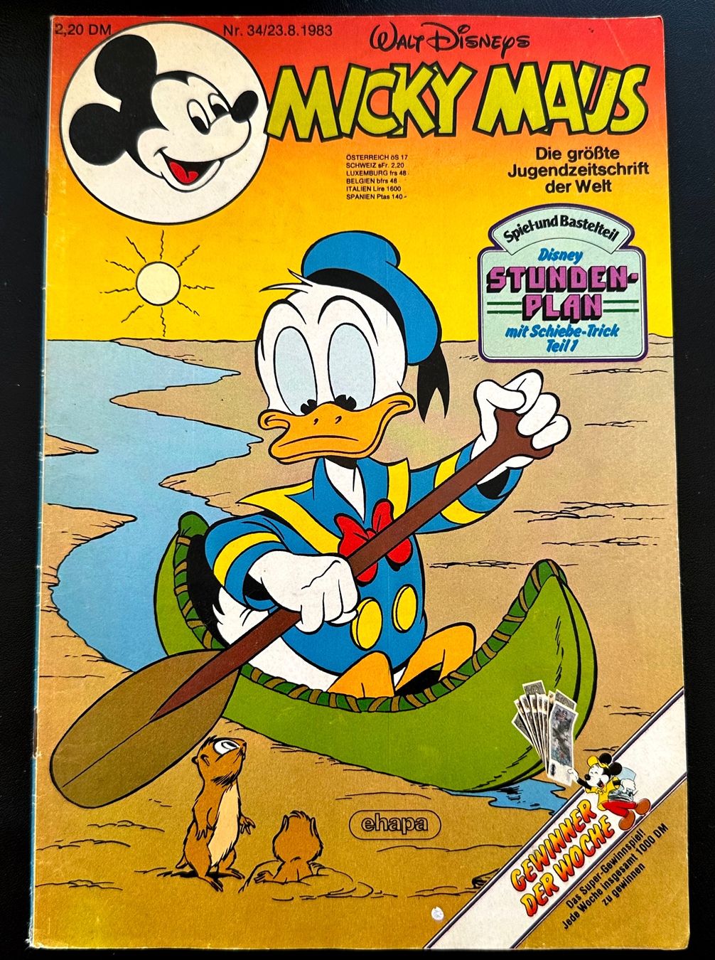 Fumetti: Mickey Maus Nr. 34 1983 mit Beilage – Usato da Seltisberg venduto da quadartswiss