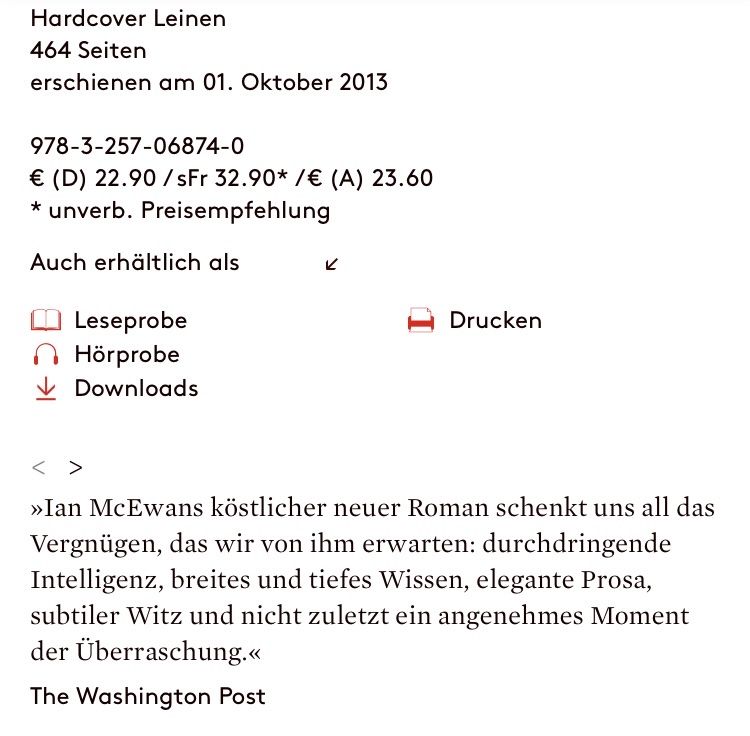 Bücher: Ian McEwan: Honig – Gebraucht aus Buchs AG von Allerleis 2