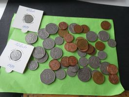 Barbados, Konvolut alte Münzen