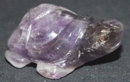 Deko Heilstein C-615– Schildkröte – Amethyst – 30x20mm