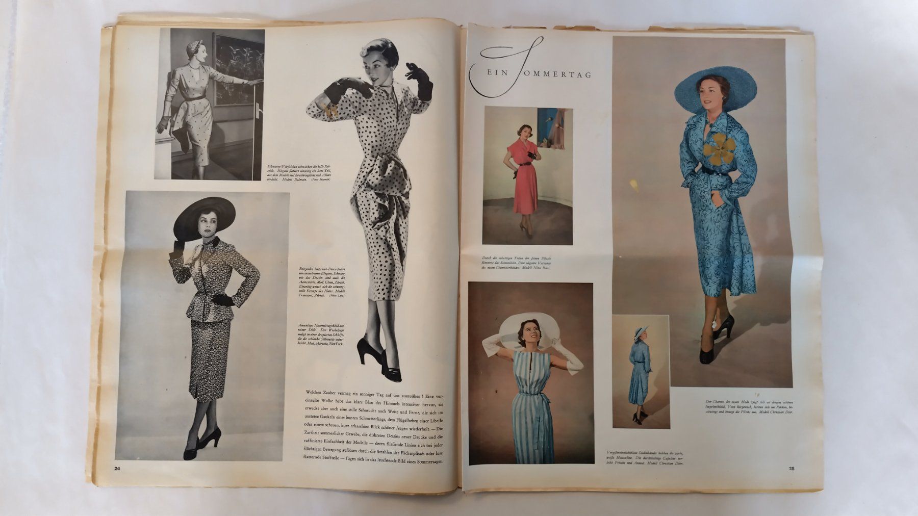 Riviste & Magazine: sie + er 1950 / Gefaltet ab Fr. 8.- / Mode Sondernummer – Usato da Bellach venduto da JingleJerry 4