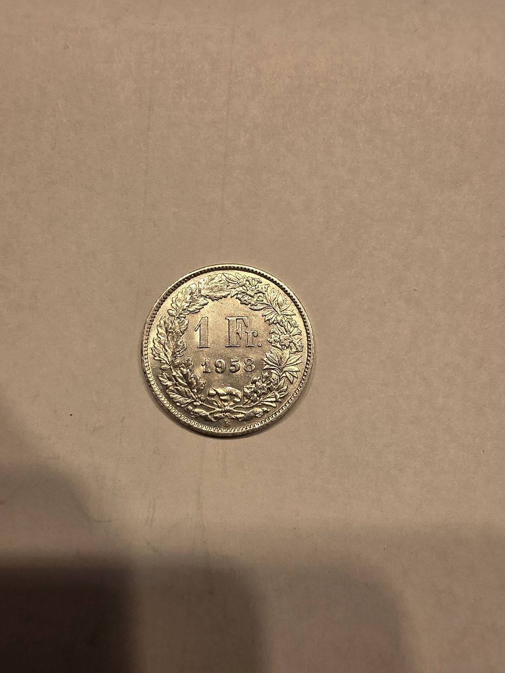 Tutti le monete: pièce argent 1chf 1958 – Nuovo (secondo la descrizione) da Fribourg venduto da yan_z5fr