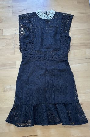 Sandro Dress Lace Black Size 40 (M)
