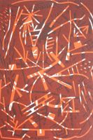 OTTO NEBEL (DE/CH. 1892-1973): Lino 624, Linolschnitt, 1972
