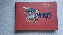 Livre ancien Paris - 36 Photogravures - Collection 1900