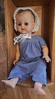 Poupée ancienne vintage plastique yeux bleus bon état