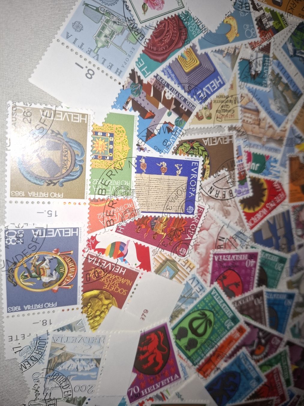 Alle Briefmarken: Werbemarken mit ET Eckstempel – Gebraucht aus Balgach von SIMEON27 1