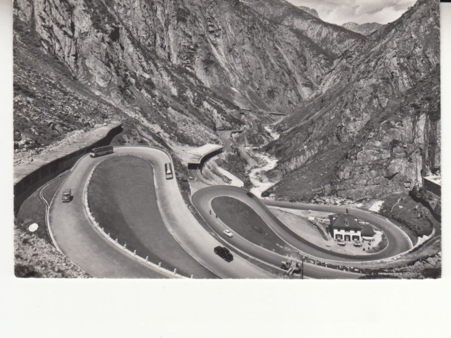 Ansichtskarten: Schöllenen ca. 1950 – Gebraucht aus Bürglen TG von StampGraf