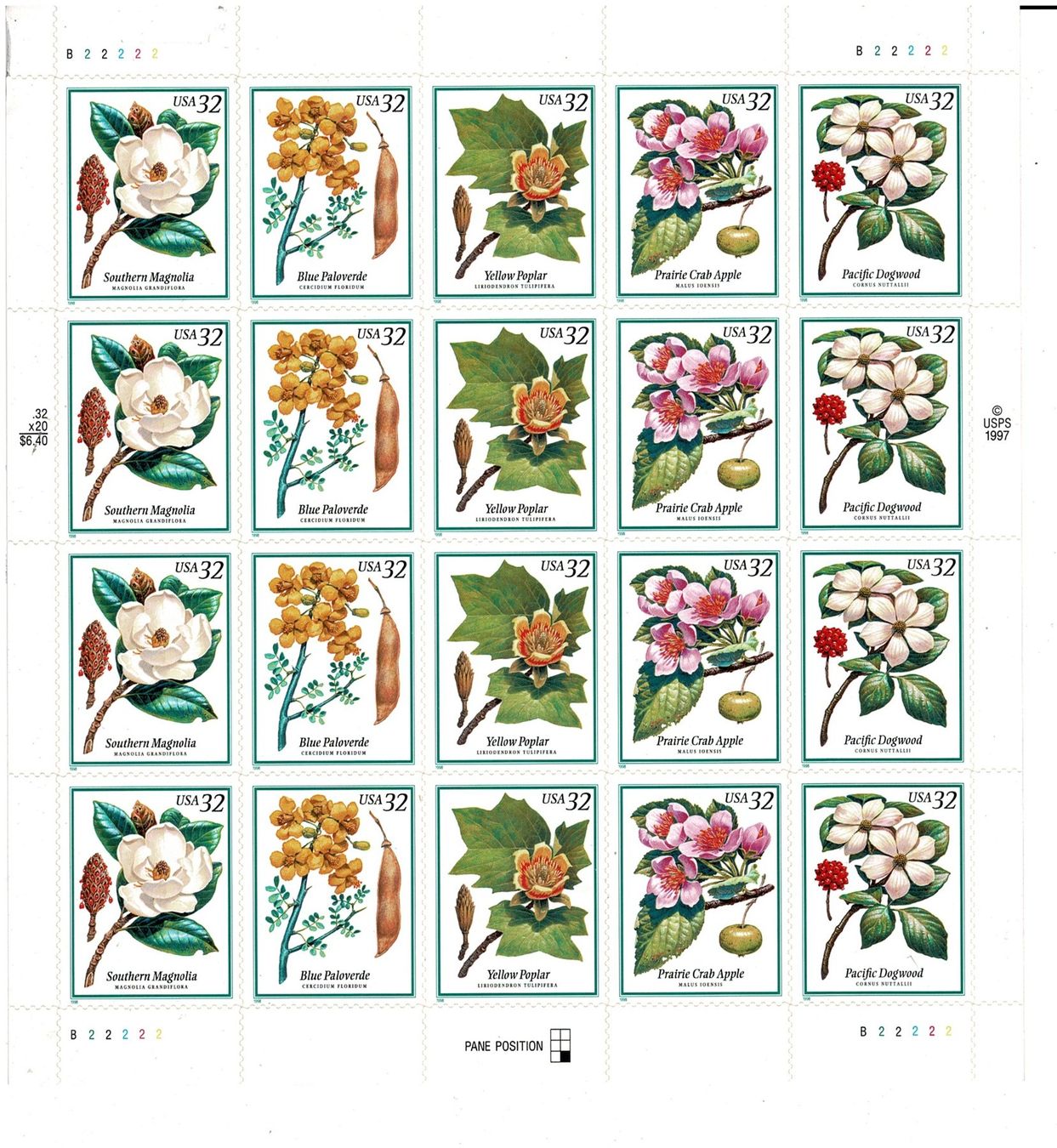 Tutti i francobolli: USA Blumen 1 KB ** – Nuovo (secondo la descrizione) da Lausanne venduto da Whorvath