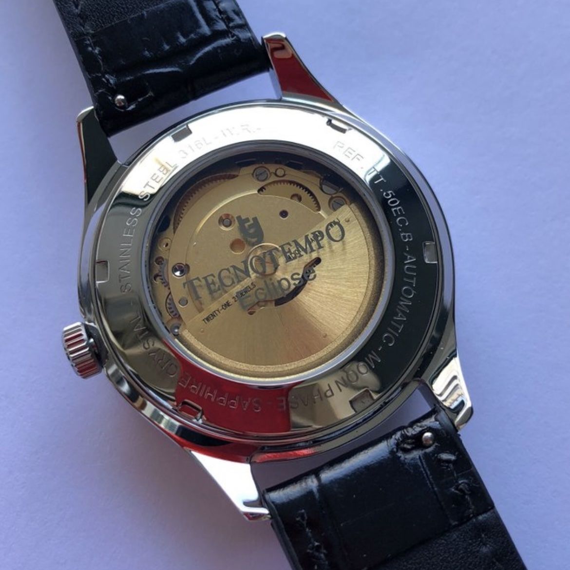 Orologi: Watch Tecnotempo - Automatic "Eclipse" Moon Phase – Nuovo e nell'imballaggio originale da Winterthur venduto da ArteRoma 7