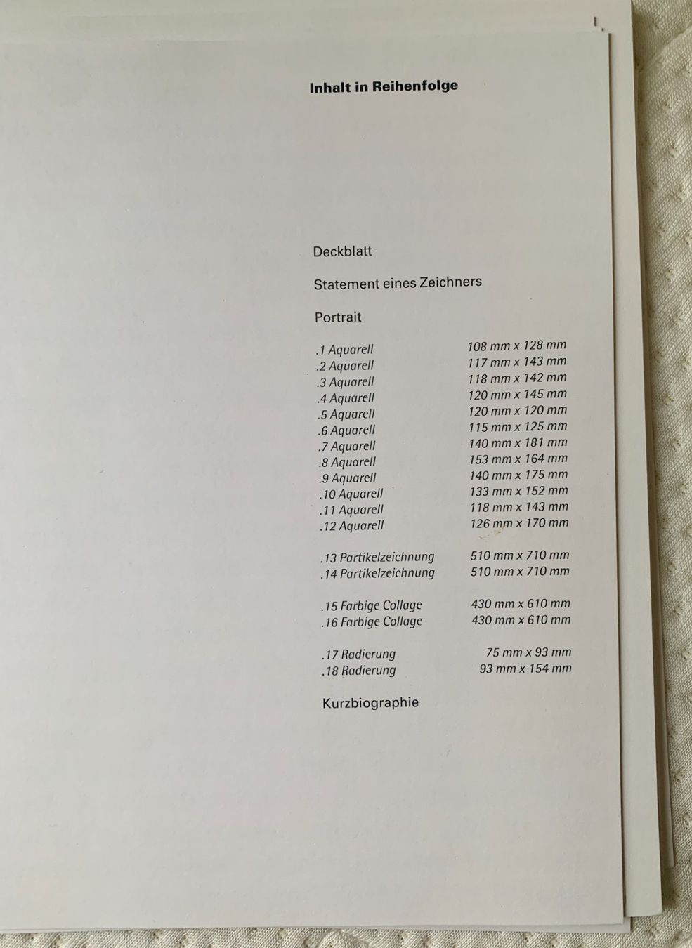 Dipinti: Harald Naegeli, Mappe mit Originalzeichnung – Usato da Regensdorf venduto da JoergR 4